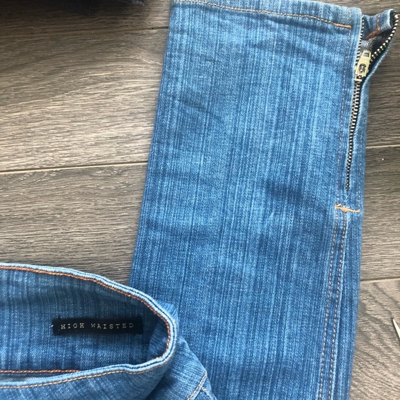 Lux high waist skinnies w/ ankle-zippers sz26 - Picture 4 of 4